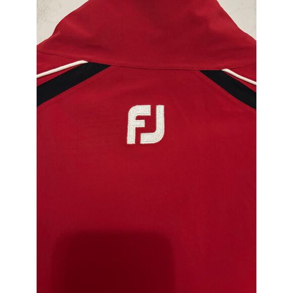 FOOTJOY Tour Collection DryJoys Half Sleeve Waterproof Golf Jacket Pullover Med - Picture 3 of 8